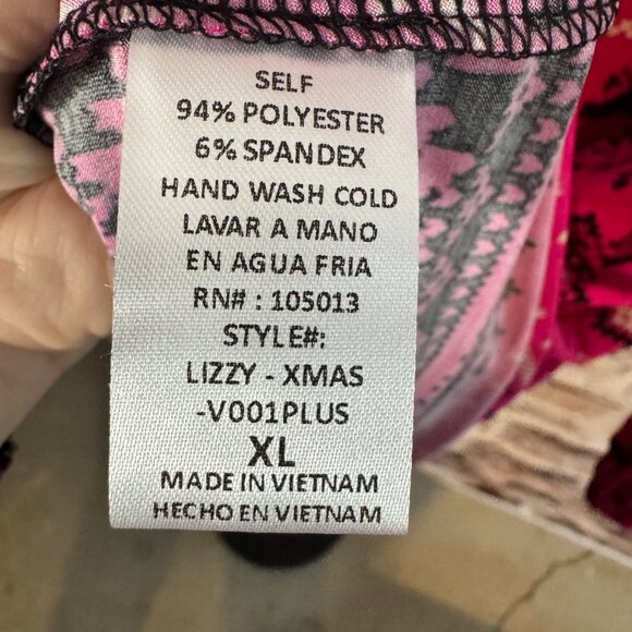 Dear Scarlett - Lizzy Top with Three Quarter Sleeves - Burgundy - XL - NWT - Picture 6 of 7